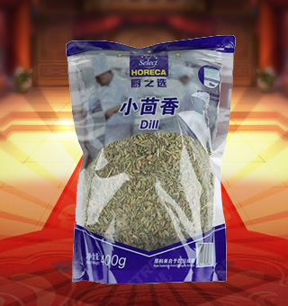 廚之選(HORECA SELECT)小茴香產(chǎn)自四川成都400g每袋，選用上等的小茴香為原料精心制作而成，品質(zhì)天然，口味純正。除了肉類、魚類、家禽的烹飪外，還適用于熏腌制品、拌餡、鹵汁、面拖。經(jīng)現(xiàn)代先進的工藝加工制作，使?fàn)I養(yǎng)充分保留，美味健康，深受消費者的喜愛。
