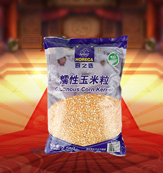 廚之選HS糯性玉米粒產(chǎn)自遼寧朝陽(yáng)2.5kg每袋，選用優(yōu)質(zhì)糯性玉米粒為原料，天然無(wú)公害的玉米經(jīng)層層篩選，經(jīng)先進(jìn)的工藝精制而成。玉米粒飽滿鮮亮，色澤盈潤(rùn)，滿足你的味蕾，嚴(yán)苛的每個(gè)步驟確保每顆都是優(yōu)質(zhì)的真材實(shí)料。玉米粒做飯味香松軟，煮粥甜糯密稠，黏而不膩，蘊(yùn)含自然甜味。
