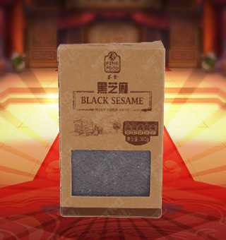 薈食(FINE FOOD)黑芝麻產(chǎn)自安徽亳州380g每袋，本產(chǎn)品的設(shè)計(jì)精致大方、方便攜帶，是作為居家、旅行、聚會(huì)常備的休閑伴侶。含有優(yōu)質(zhì)蛋白質(zhì)和豐富的礦物質(zhì)，另一方面是因?yàn)楹胸S富的不飽和脂肪酸、維生素E和珍貴的芝麻素及黑色素。