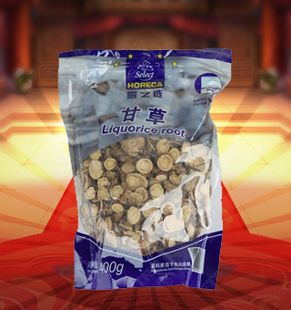 廚之選(HORECA SELECT)甘草產(chǎn)自四川成都400g每袋，精細(xì)加工而成，質(zhì)量上乘，備受廣大專業(yè)廚師和消費者歡迎和厚愛，是您廚房必備品。保留了甘草中原有的滋味、氣味和全部的營養(yǎng)物質(zhì)，風(fēng)味獨特，定會讓您回味無窮。不使用化學(xué)劑、無化學(xué)殘留、不破壞營養(yǎng)成分，給家人一份天然、一份健康、一份安心。