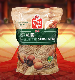 薈食(FINE LIFE)臻選桂圓產(chǎn)自福建莆田500g每袋，精選優(yōu)質(zhì)桂圓為原料，經(jīng)先進(jìn)工藝精心制作而成，果實(shí)渾圓，果肉晶瑩易剝離，輕松享受。薈食臻選桂圓中富含豐富的蛋白質(zhì)、脂肪、碳水化合物及鈉等微量元素，有助于補(bǔ)充人體所需。采用精美袋式包裝，大氣上檔次，果肉適合煮粥、煲湯等，食法多樣，是你居家生活的必備選擇。