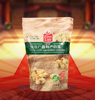 薈食(FINE LIFE)臻選廣昌特產(chǎn)白蓮產(chǎn)自江西廣昌500g每袋，精選優(yōu)質江西廣昌蓮子為原料，經(jīng)先進工藝精心制作而成，自然白皙，飽滿粉糯，輕松享受。
